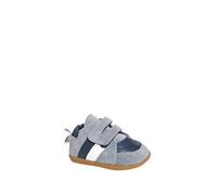 Shoo Shoos - Zapatitos de piel suela dura, talla 19, estilo marino