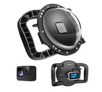 SHOOT Doble Estabilizador Grip Port para GoPro Hero 13/12/11/10/9 Cámara de Acción, la Mejora de la Película de Recubrimiento Anti-arañazos, Diseño General, Resistente al Agua hasta 30m/98Ft