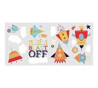 Shoot For the Moon - Pegatinas para coche (reutilizables)