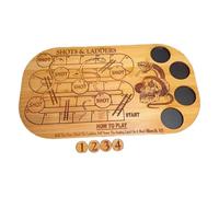 Shoots and Ladders Board Game - 38x19 Cm Exciting Drinking Board Game, Table Shot & Ladder Drinking Games, Drinkings Competition Challenge, Fun Snakes and Ladder Boards Games For Adults