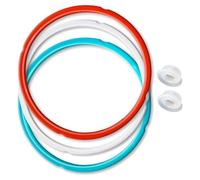 SHOOYIO 3 anillos de silicona de grado alimenticio a prueba de fugas de repuesto para ollas a presión de 5 cuartos y 6 cuartos de galón, aptas para lavavajillas