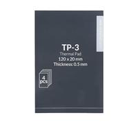 SHOOYIO Almohadilla térmica de alta conductividad de 120 x 20 mm, ideal para consolas electrónicas, almohadilla térmica de silicona que conduce el calor, amortigua las vibraciones