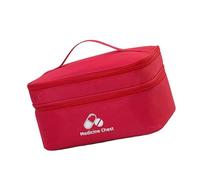 SHOOYIO Bolsa de poliéster para emergencias, diseño de doble capa, forro impermeable, ligera, portátil, para acceso de emergencia durante viajes y actividades, caja de acceso rápido