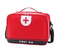 SHOOYIO Bolsa de suministro clínico transportable fuerte con compartimentos inmediatos, plan impermeable, cinturón modificable para preparación de aventuras, juego médico de crisis transportable