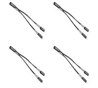 SHOOYIO Cable divisor de carcasa de computadora para cambio de energía, reinicializar indicación estable, transmisión permanente, lata chapada, bronce central y divisor en Y