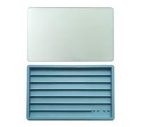 SHOOYIO Caja de almacenamiento de 3 capas para teclas, organización, a prueba de polvo, teclados, interruptores de mantenimiento, accesorios apilables, organización de teclas con tapa