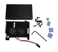 SHOOYIO Carcasa High 4B Armors con doble ventilador y disipador de calor de construcción de aleación de aluminio para diseño 4B a prueba de polvo