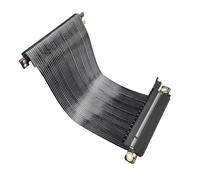 SHOOYIO Dos cables elevadores PCIExpress 5.0 X16 inversos delgados de 0,9 mm, diseño plano, optimización de la carcasa ITXs de 15 cm de longitud de respaldo a respaldo, elevadores de montaje de GPU