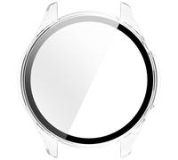 SHOOYIO Funda protectora para reloj inteligente, protector de pantalla de vidrio templado para reloj 5 profesionales, colores surtidos, carcasa dura protectora de policarbonato y vidrio templado