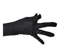 SHOOYIO Guantes árabes musulmanes negros para mujer, a prueba de sol, bordados, mangas largas, dedos completos, hiyab árabe, guantes de mano