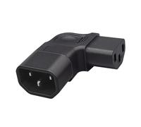 SHOOYIO IEC320 C14 a C13 Conector de conversión de energía C13 a C14 Blossom macho hembra adaptador conector de centro de datos