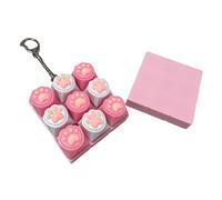 SHOOYIO Llavero de silicona colorido con comentarios táctiles para adultos y estudiantes, portátil, juguete antiestrés