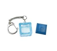 SHOOYIO Llavero translúcido colgante para probar interruptores mecánicos de teclado, herramienta de alivio del estrés con tecla DSA, 1 juego de 20 x 20 x 12 mm