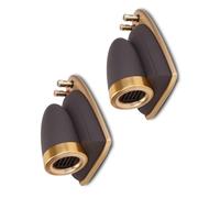 SHOOYIO Módulo de mejora de sonido profesional, 2 unidades, altavoz de agudos, altavoz de aire, innovación, cable plateado, accesorios portátiles