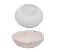 SHOOYIO Moldes de silicona hechos a mano para macetas irregulares, moldes de yeso, moldes de resina epoxi para soporte