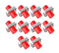 SHOOYIO Núcleos de cerámica adaptadores de fibra óptica hembra a hembra para conectores para redes ópticas, adaptadores de baja pérdida