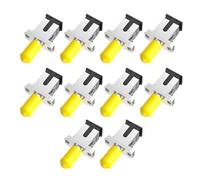 SHOOYIO Núcleos de cerámica adaptadores de fibra óptica hembra a hembra para conectores para redes ópticas, adaptadores de baja pérdida