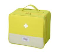 SHOOYIO Organizadores de almacenamiento portátiles con diseño a prueba de golpes y múltiples bolsillos para gestión de suministros, bolsa de medicina para el hogar y al aire libre