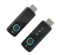 SHOOYIO Paquete de 1 par de alargadores de radio transportables con pantalla digital, plan compacto de cuatro mil viajes y entretenimiento