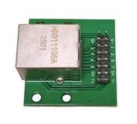 SHOOYIO Placa adaptadora de puerto Ethernet RJ45 de 8 pines que garantiza una transmisión estable de señales de red de baja pérdida para dispositivos que ahorran espacio