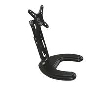 SHOOYIO Soporte de soporte de base dura resistente para escritorio, plegable, soporte plano de PC, soporte de metal ajustable para pantalla