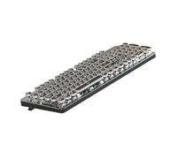 SHOOYIO Teclado mecánico de cable para juegos y juego con iluminación LED dinámica, sistemas de conmutación de intercambio en caliente, interfaces tipo C, teclado LED retroiluminado para juegos