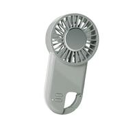 SHOOYIO Ventilador portátil de mano, 5 velocidades, recargable, multifunción, para viajes, uso al aire libre