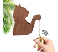 Shop Keepers Bell, WoodStore Keeper Door Bell - Reloj inalámbrico, reloj de entrada para, interior, exterior, granero, restaurantes, tiendas