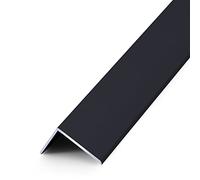 Shop L Molding Thresholds Trim Strip,35.4in/41.3in/45.2in/53.1in Floor Transition Strip, Aluminum Warehouse Flooring Cover Strips(Black,105cm/41.3in)