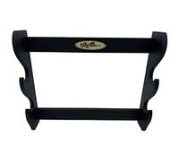 Shop SoftAir Katana - Soporte para Katana del Dragón con placa de madera grabada con láser de pared, expositor de pared 2 plazas Katane exclusiva, Negro