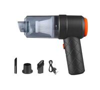SHOP-STORY - Mini aspirador y soplador inalámbrico recargable 2 en 1 con varios accesorios - 3 puntas de cepillo, tubo y soplador - para zonas de difícil acceso