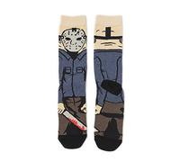 Shop-UP! Calcetines Jàsòn Viernes 13 películas de terror unisex, Negro , 43