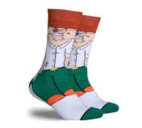 Shop-UP! Calcetines Peter Griffin dibujos animados película unisex, Negro , 43