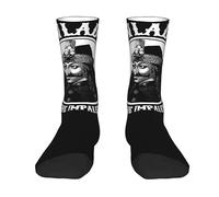 Shop-UP! Calcetines socks Vlad el Empalador, Tepes, Príncipe de Valaquia, Drácula el Príncipe de las Tinieblas, en blanco y negro, horror de culto oscuro