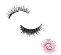 Shopbeautylust Eyelashes,Keones Reusable Self Adhesive Eyelashes,Glamour Post Reusable Adhesive Eyelashes,Waterproof Reusable Self-Adhesive Eyelashes Natural Look (2PCS,#4)
