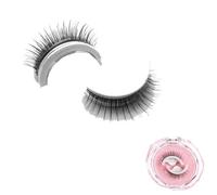 Shopbeautylust Eyelashes,Keones Reusable Self Adhesive Eyelashes,Glamour Post Reusable Adhesive Eyelashes,Waterproof Reusable Self-Adhesive Eyelashes Natural Look (3PCS,#5)