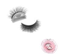 Shopbeautylust Eyelashes,Keones Reusable Self Adhesive Eyelashes,Glamour Post Reusable Adhesive Eyelashes,Waterproof Reusable Self-Adhesive Eyelashes Natural Look (3PCS,#3)
