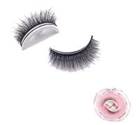 Shopbeautylust Eyelashes,Keones Reusable Self Adhesive Eyelashes,Glamour Post Reusable Adhesive Eyelashes,Waterproof Reusable Self-Adhesive Eyelashes Natural Look (1PCS,#1)