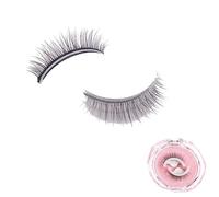 Shopbeautylust Eyelashes,Keones Reusable Self Adhesive Eyelashes,Glamour Post Reusable Adhesive Eyelashes,Waterproof Reusable Self-Adhesive Eyelashes Natural Look (2PCS,#2)