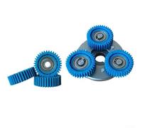 Shophubio 3 piezas 36T E-For Bike Hub Motor Gear con rodamiento compatible de 38 x 38 x 12 mm, engranaje planetario eléctrico de acero inoxidable para sistema de transmisión de bicicleta