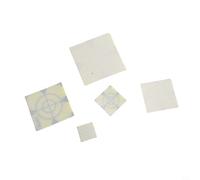 Shophubio Adhesivo de medición reflectante para estación total, 100 unidades de 20 x 20 a 60 x 60 mm, cinta reflectante verde y blanca para aplicaciones de topografía (A)