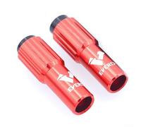 Shophubio Ajustador de cable de engranaje de bicicleta compatible con bicicletas de carretera y montaña, tornillo de afinación de desviador en línea de aleación de aluminio, casquillos de extremo de