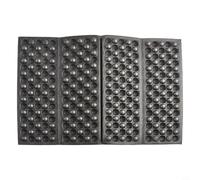 Shophubio Almohadilla de espuma plegable para camping, senderismo al aire libre y asientos de estadio, alfombrilla XPE ligera con diseño de panal, 39 x 27 x 1,8 cm (rojo)