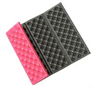 Shophubio Almohadilla de espuma XPE plegable ligera para acampar y sentarse en gradas - Estadio portátil al aire libre, para estructura de panal, 39 x 27 cm (rojo)