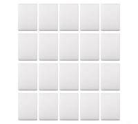 Shophubio Almohadillas de espuma de melamina para eliminar arañazos de cocina y limpiador de lechada de baño, bloques de limpieza blancos para eliminar manchas (20 unidades)