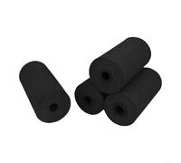 Shophubio Almohadillas de espuma para extensión de piernas, rodillo de espuma de alta densidad de repuesto para banco de pesas y máquinas de gimnasio, almohadillas negras compatibles con patas