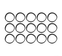 Shophubio Arandela de goma cónica negra de 40 mm, junta de sellado de PVC para tubería de residuos de fregadero de cocina, anillo escurridor de lavabo, cuenco de lavado, ajuste de manguera de grifo al