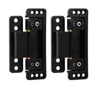 Shophubio Bisagras de puerta ocultas ultrafinas, bisagras ajustables de aleación de zinc resistentes para uso en Reino Unido, para montaje invisible de perfil delgado, 60 kg por par