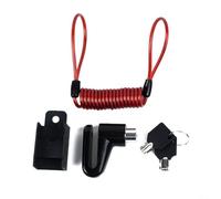 Shophubio Bloqueo de freno portátil para scooter Xiaomi For - Bloqueo de rueda de freno de disco para scooter eléctrico, antirrobo para bloqueo con ancho de bloqueo de 7 mm, cilindro de 5 mm (negro)