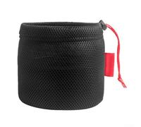 Shophubio Bolsa de almacenamiento de malla ligera para camping, bolsa de transporte duradera para utensilios con protección anticolisión, diseño transpirable y grueso para transporte de utensilios de